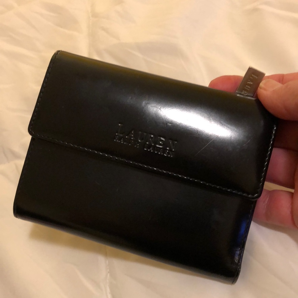 Lauren Ralph Lauren black leather wallet